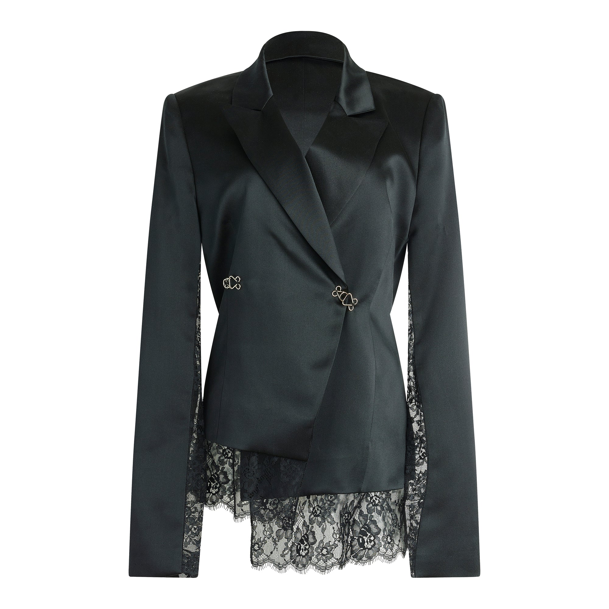 Eyelash Blazer Jacket | Black