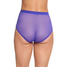 Mesh High Cut French Brief | Eclipse (Blue)