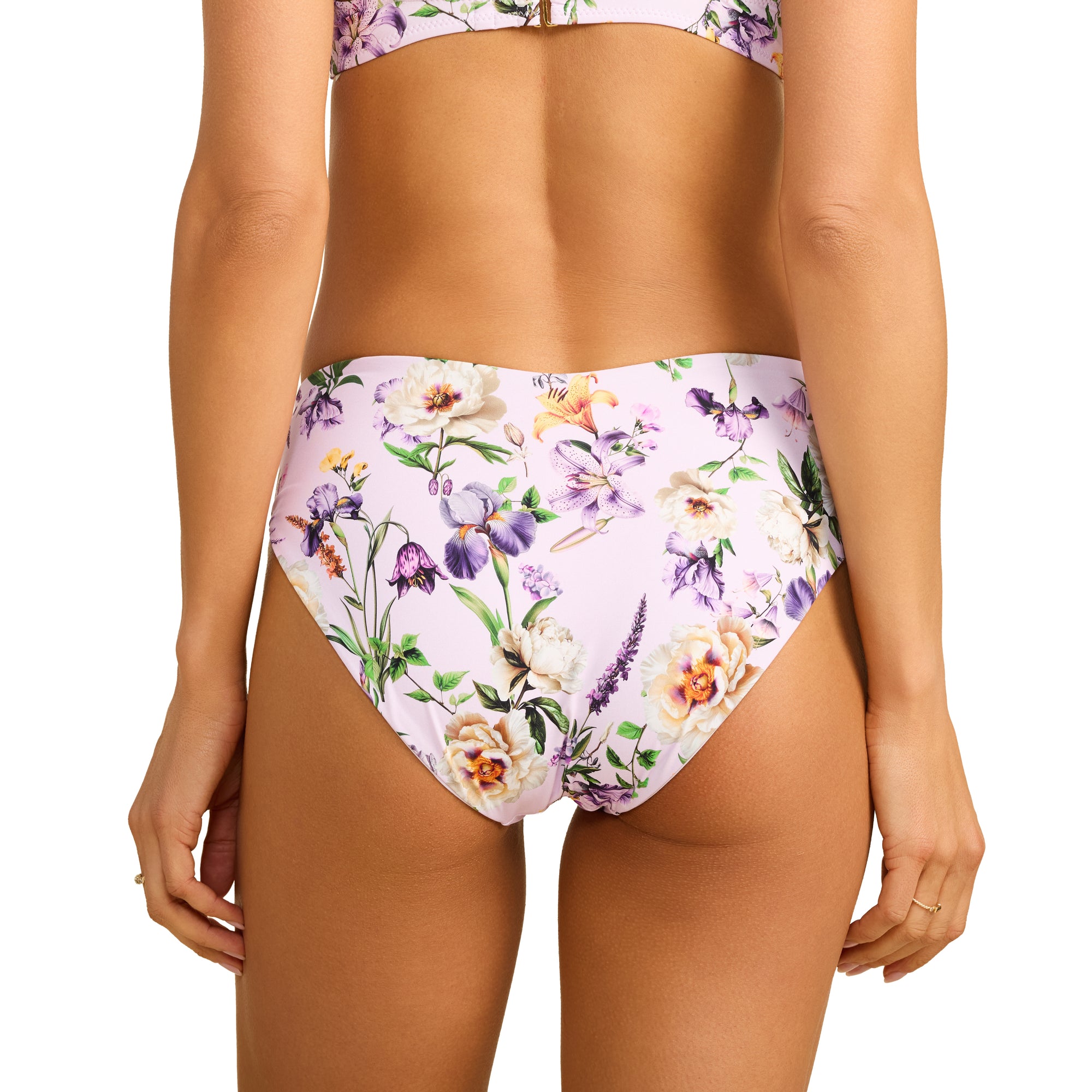 Swim V-Kini Bottom | Fawning Flora (Purple)