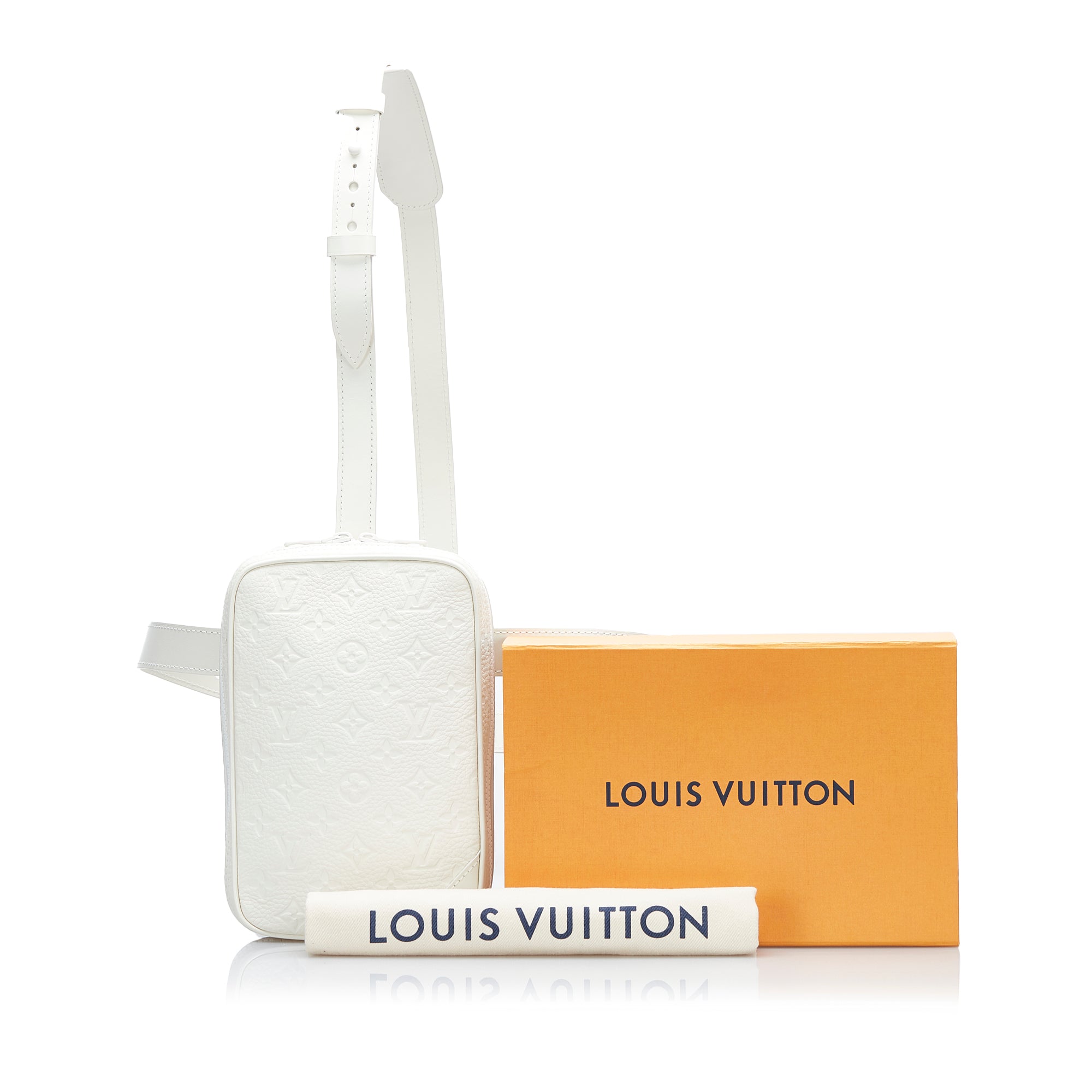 Louis Vuitton | Pre-Owned Monogram Taurillon Utility Side - II | White