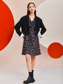 Cropped Blazer | Black