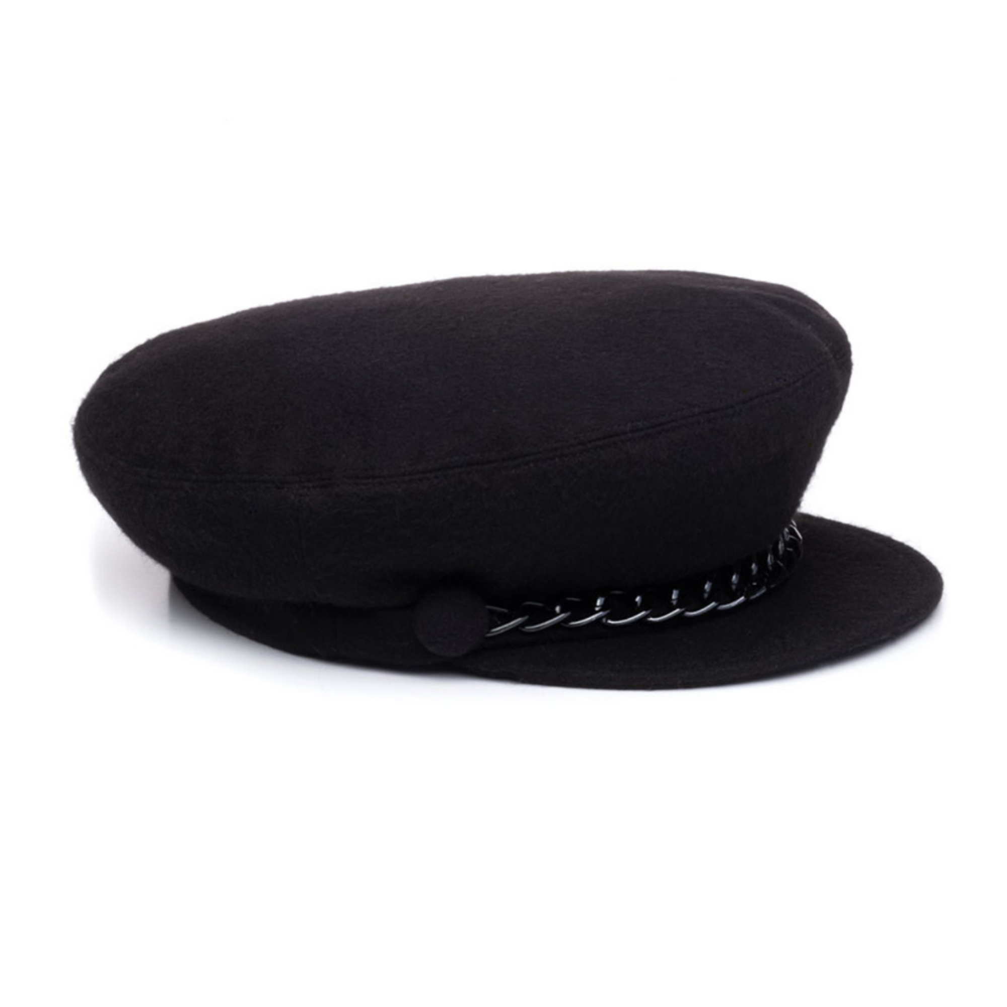 Marina Cashmere Cap | Black