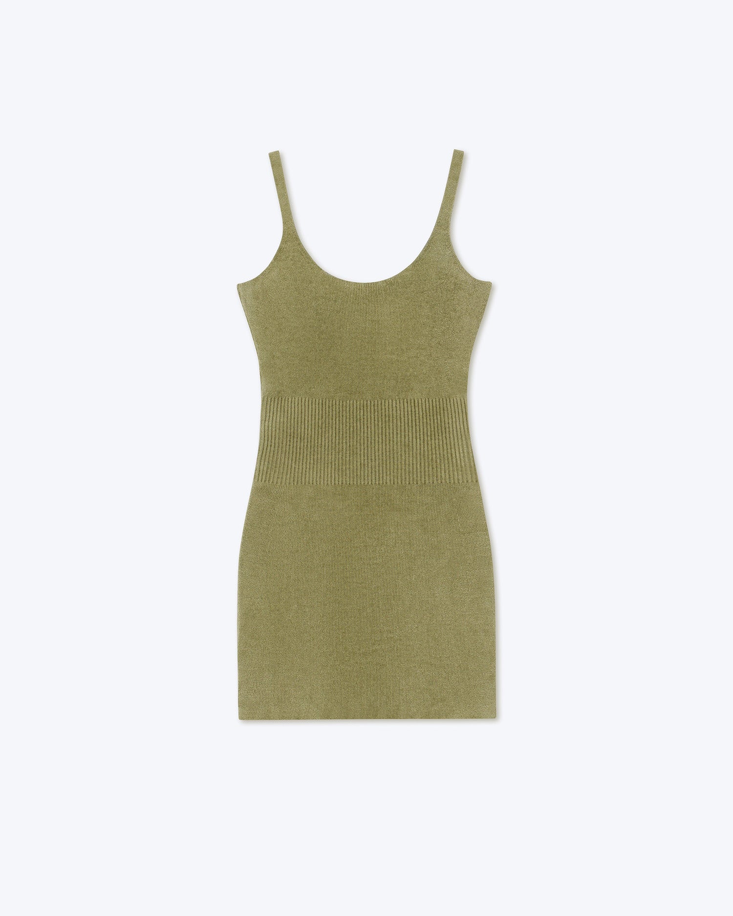 Womens | Alfia Chenille Knit Mini Dress | Pistachio