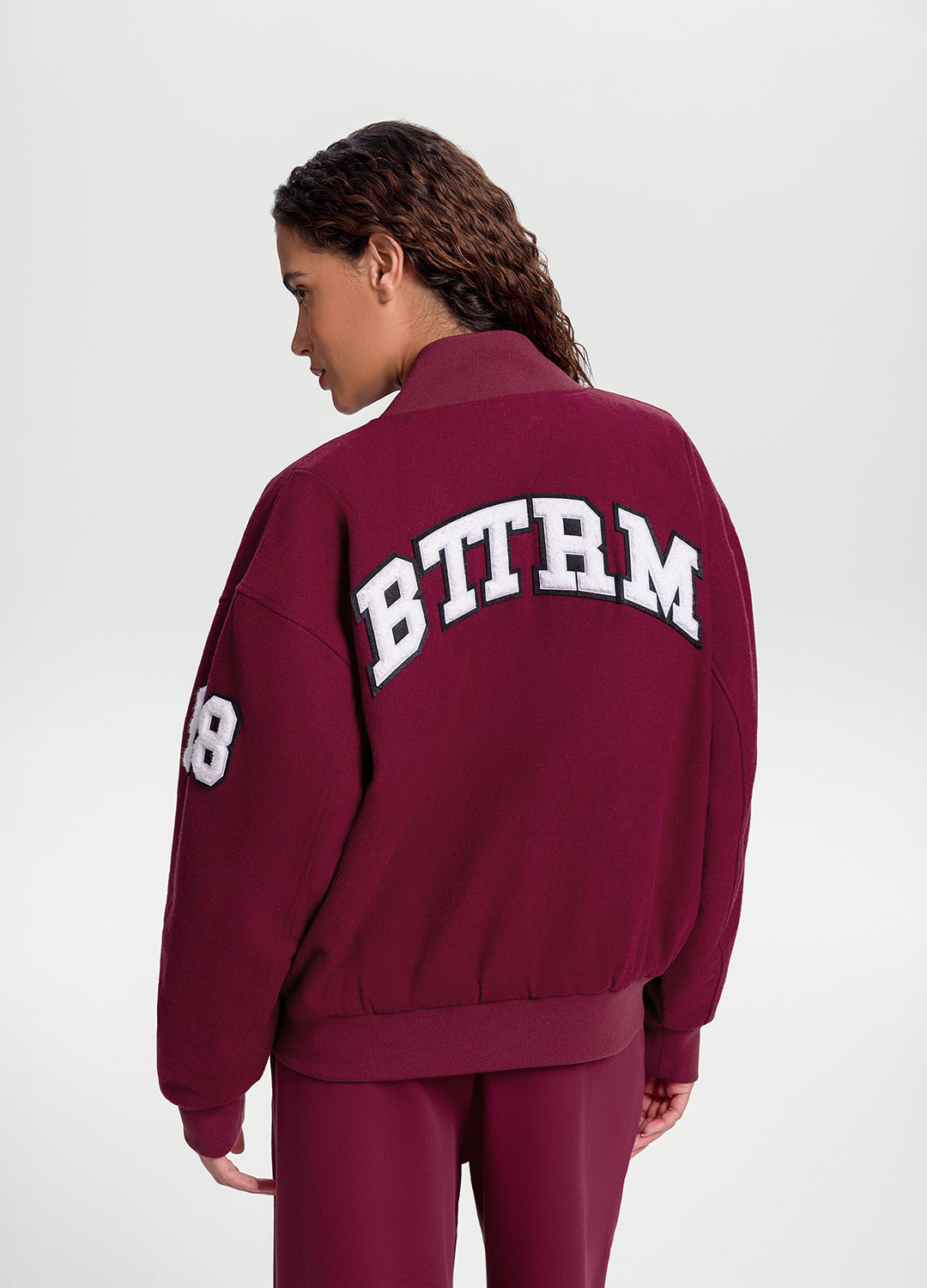 Better League Varsity Jacket | Burgundy