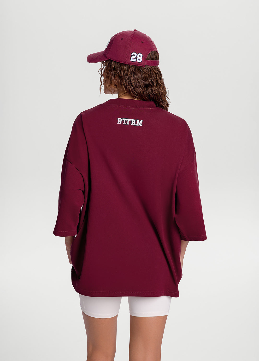 Better League Oversized Tee | Burgundy