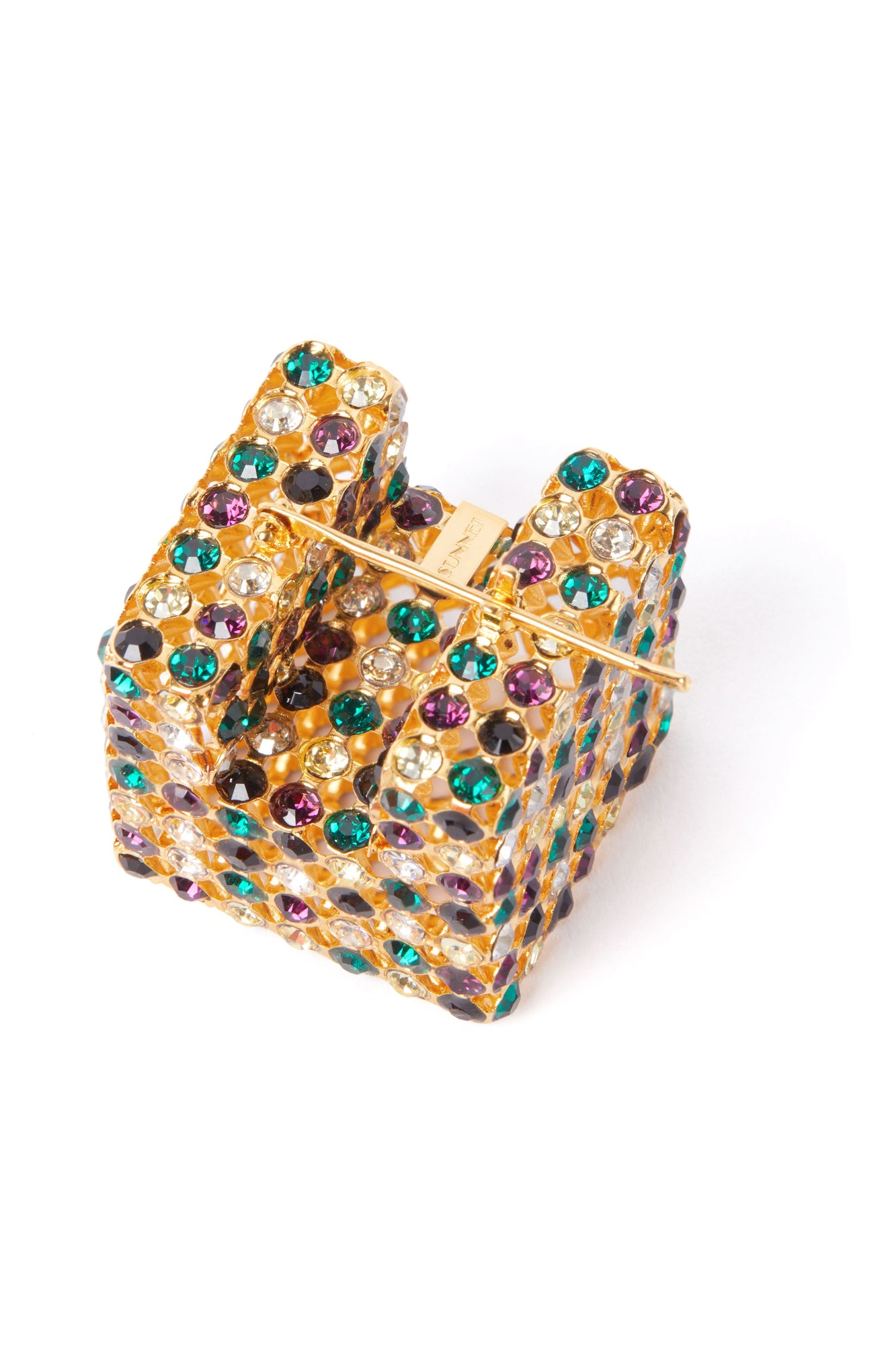 Giostra Gold Cube Earring | Women | Multicolor