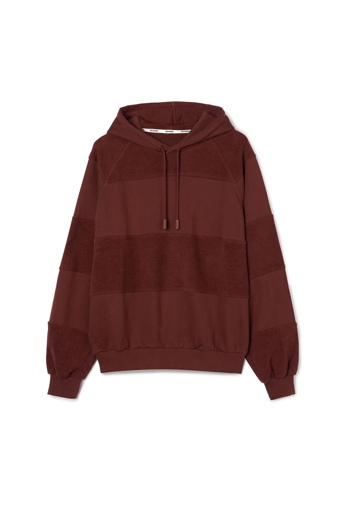 Panel Hoodie | Unisex | Bordeaux