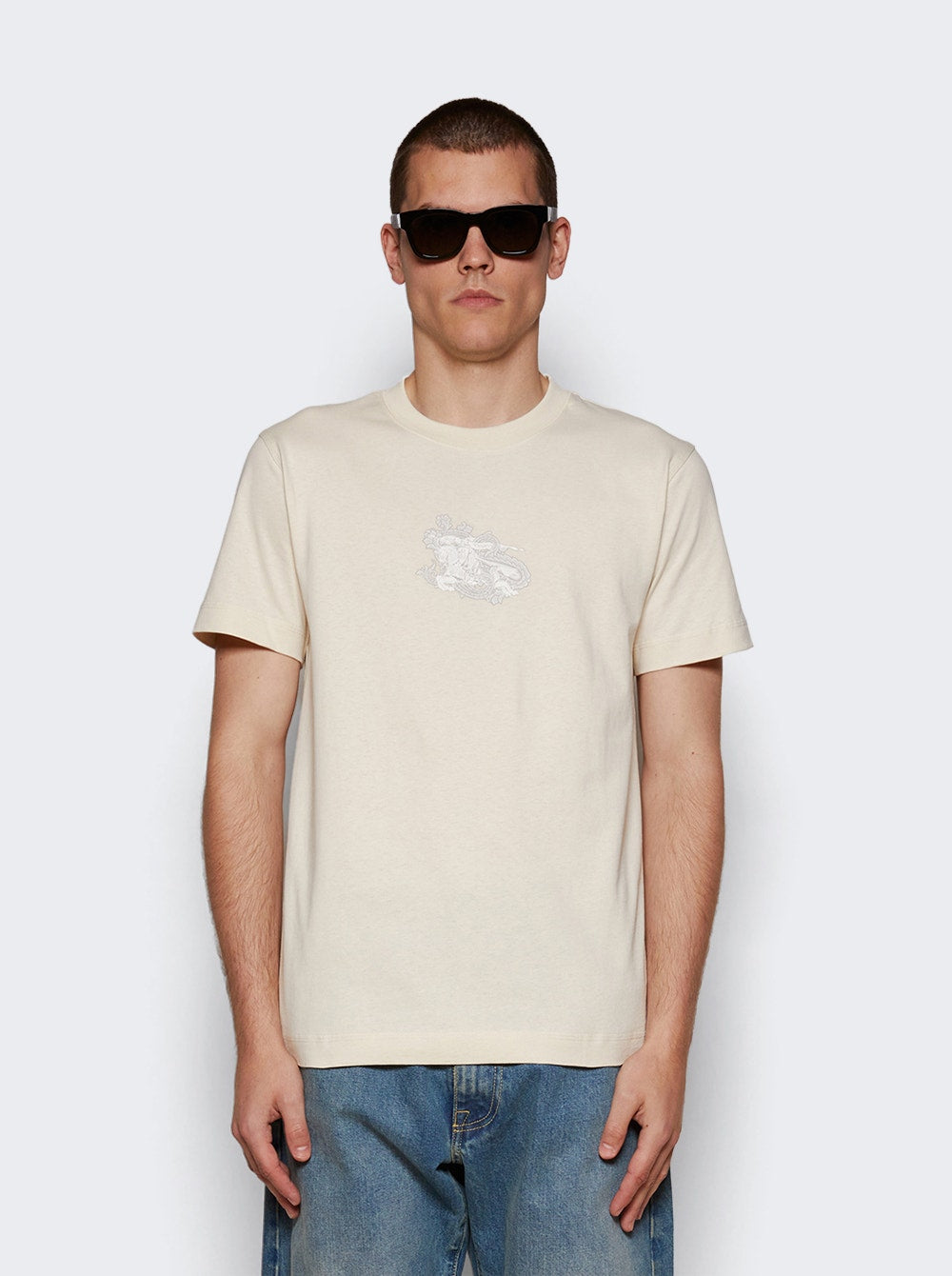 BURBERRY | Paisley Ekd T-shirt Tundra | White
