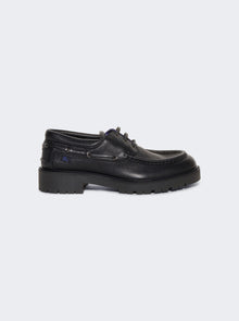Men | BURBERRY | Raft Boat Shoes | Black