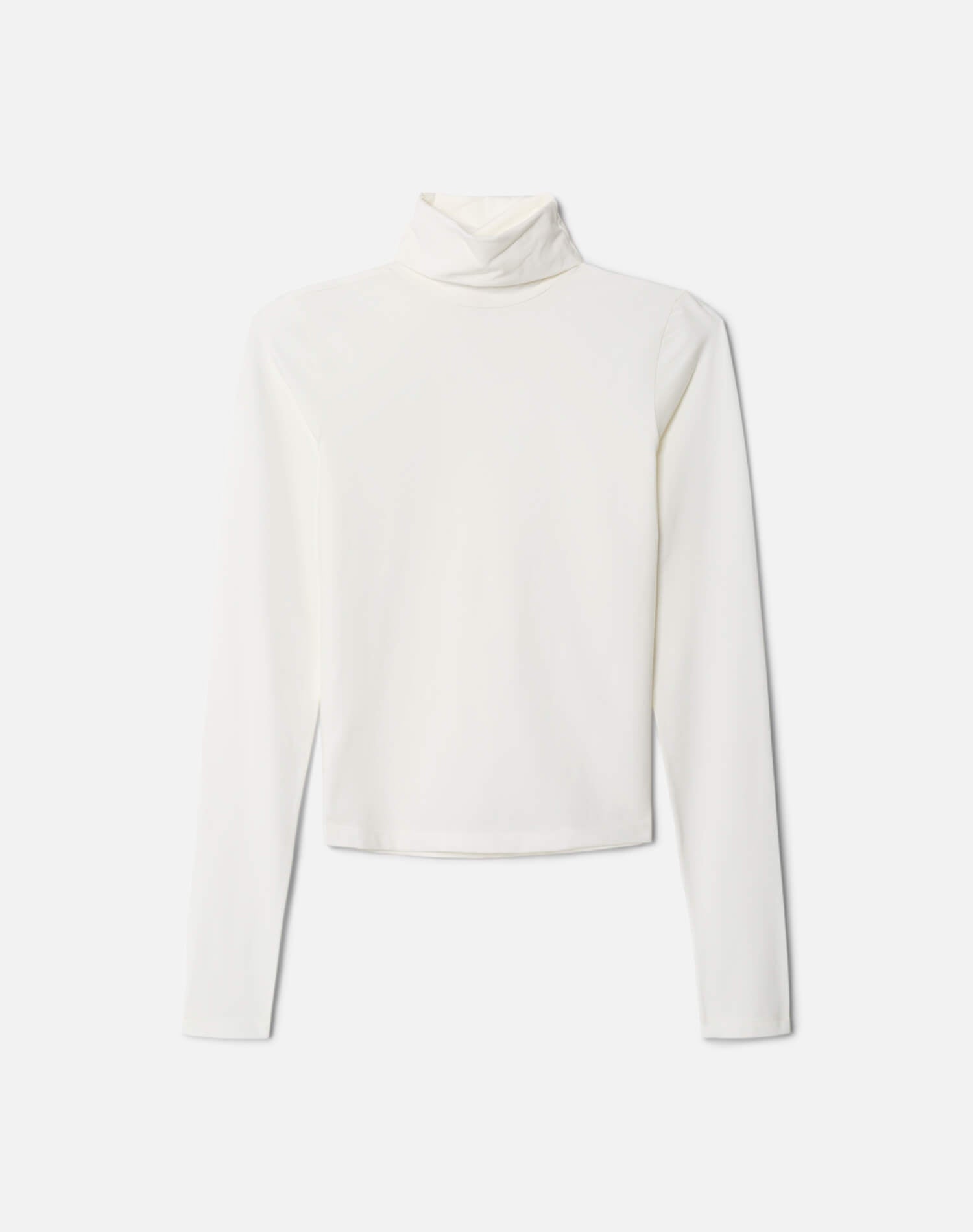 Womens | Hanes Sheer Turtleneck | Vintage White