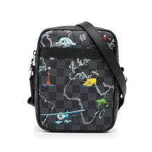 Louis Vuitton | Pre-Owned Damier Graphite Renaissance Map Danube Slim PM - I | Black