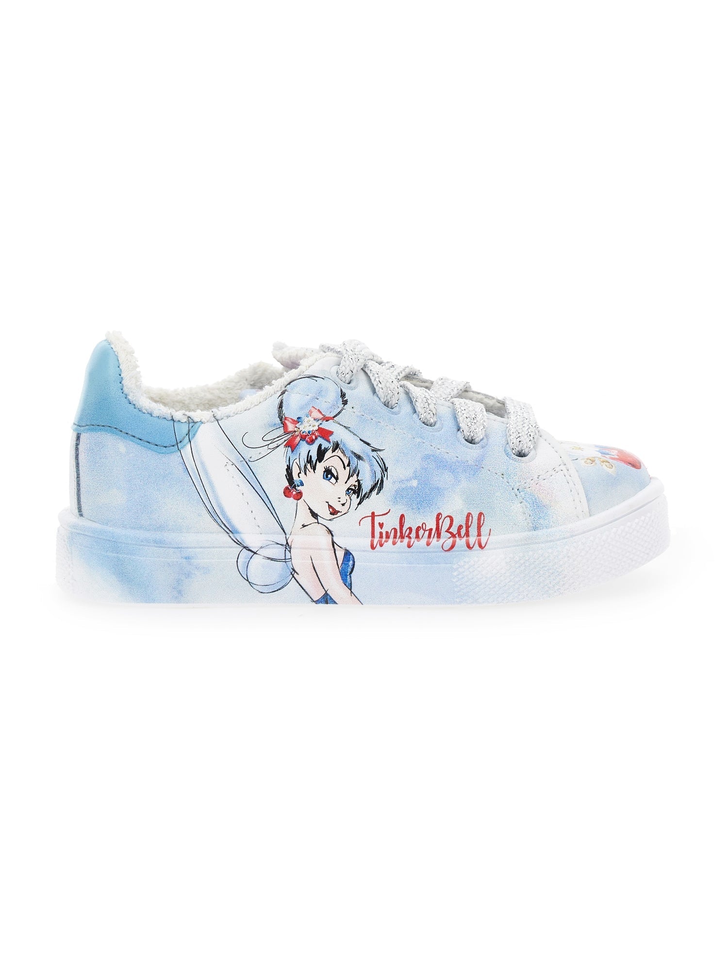 Girls | Tinkerbell Print Sneakers | Cream/Cloud