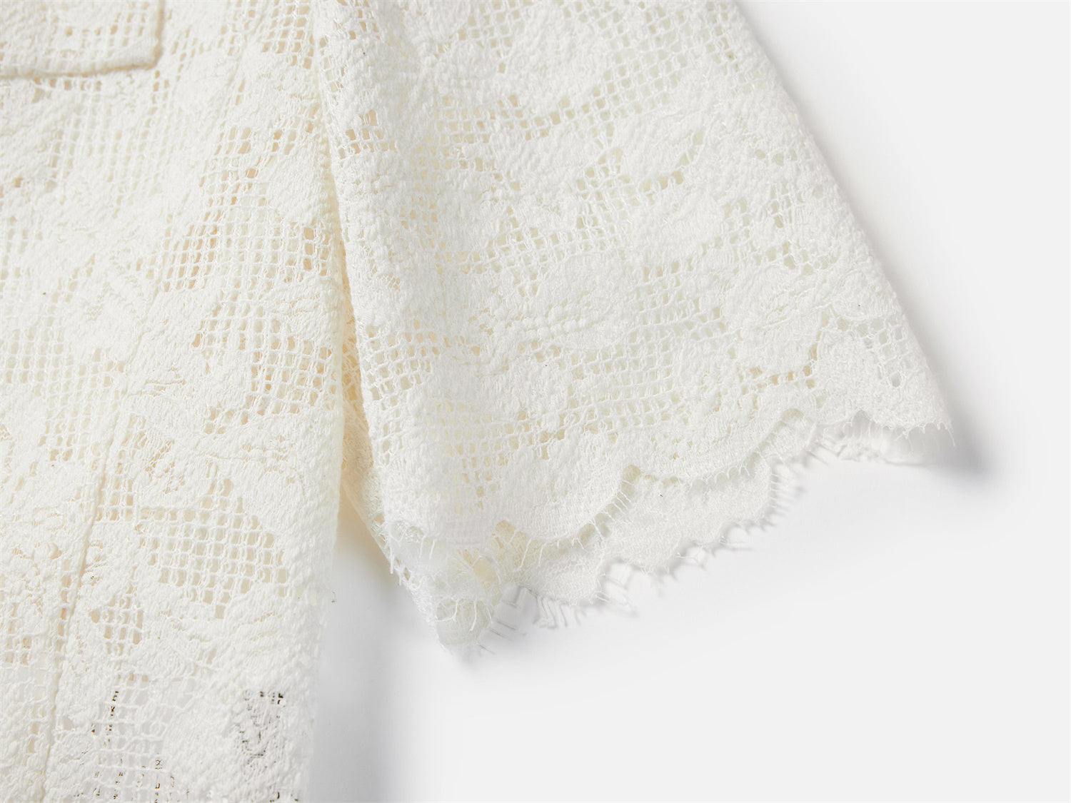 Short Sleeve Jacket | White
