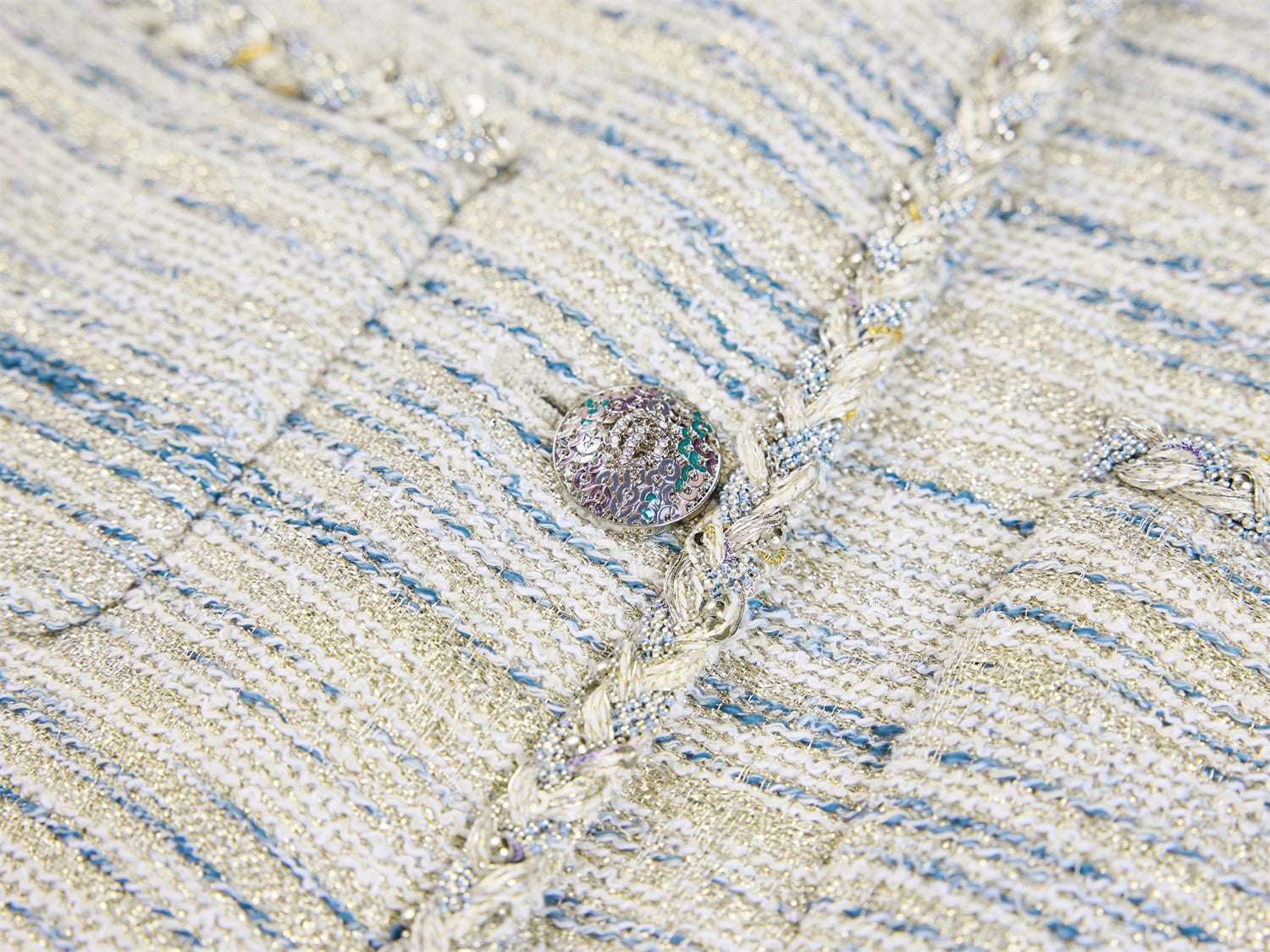 Haipai Chic Tweed Jacket | Blue