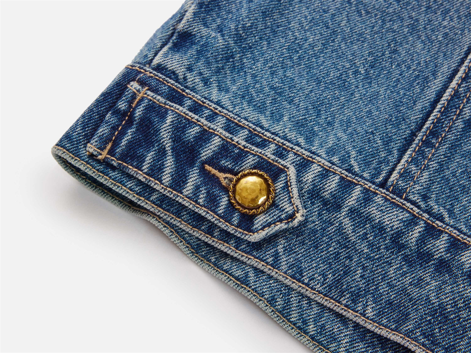 Retro Denim Jacket | Blue