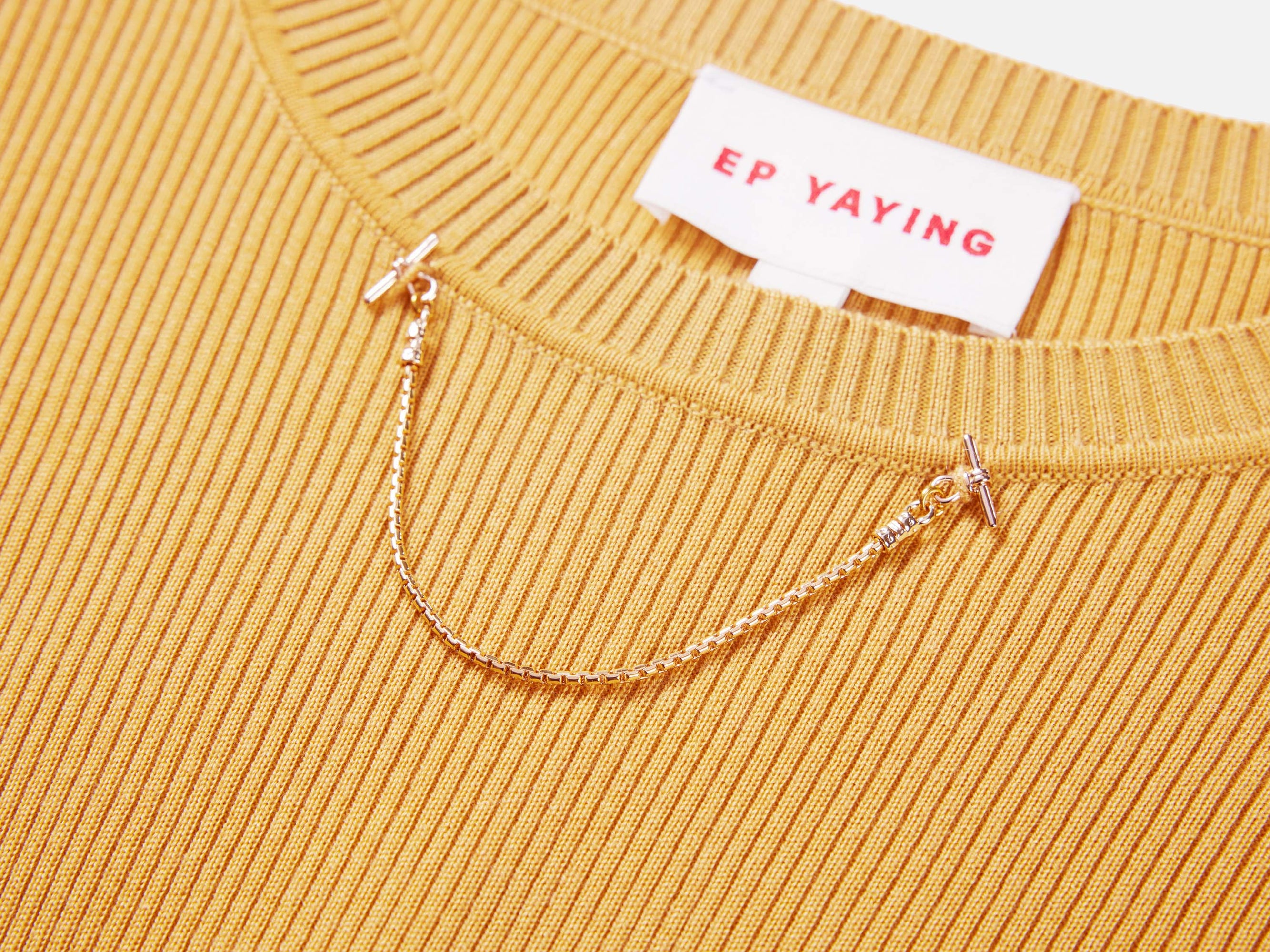Knitted Top | Yellow