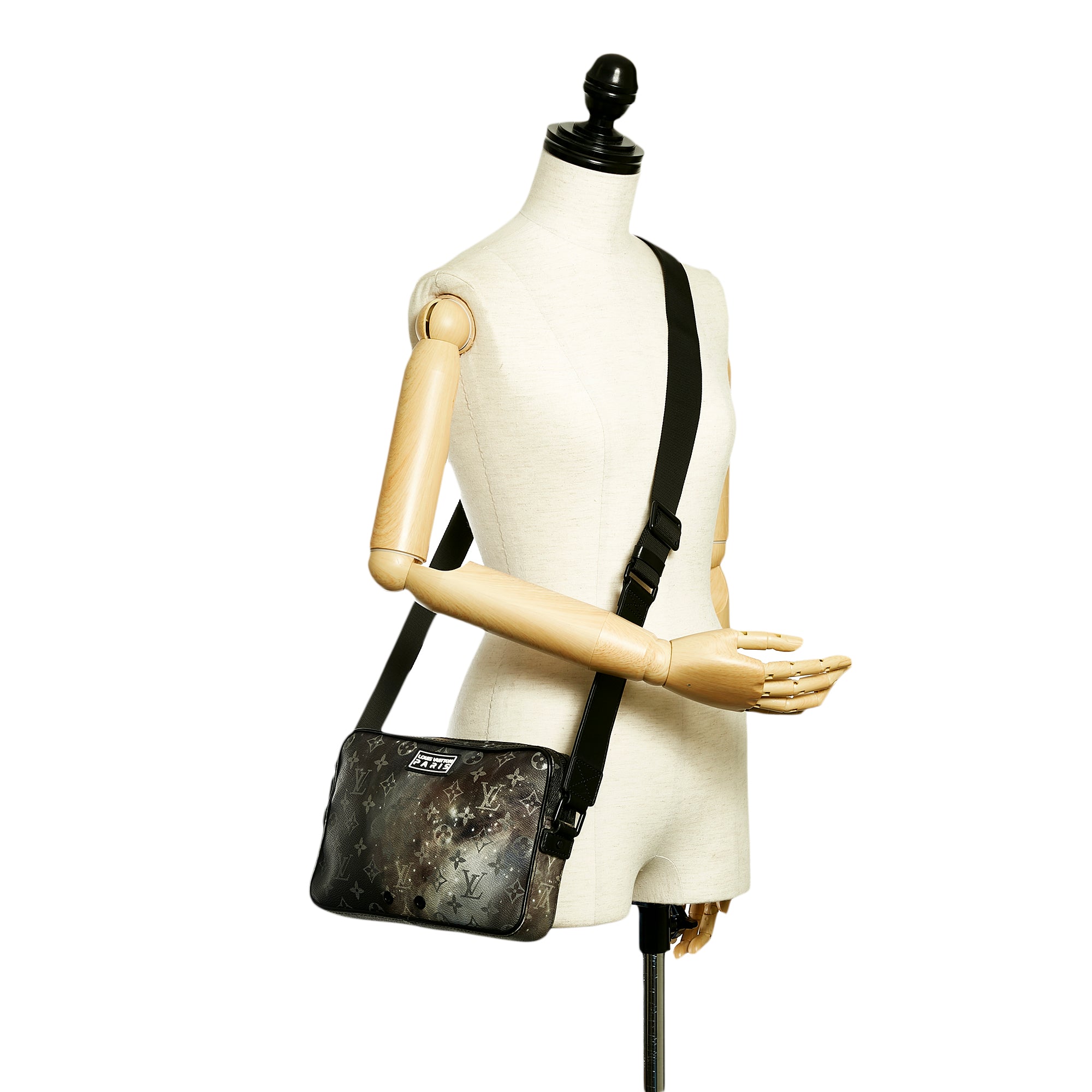 Louis Vuitton | Pre-Owned Monogram Galaxy Alpha Hobo | Black/Gray