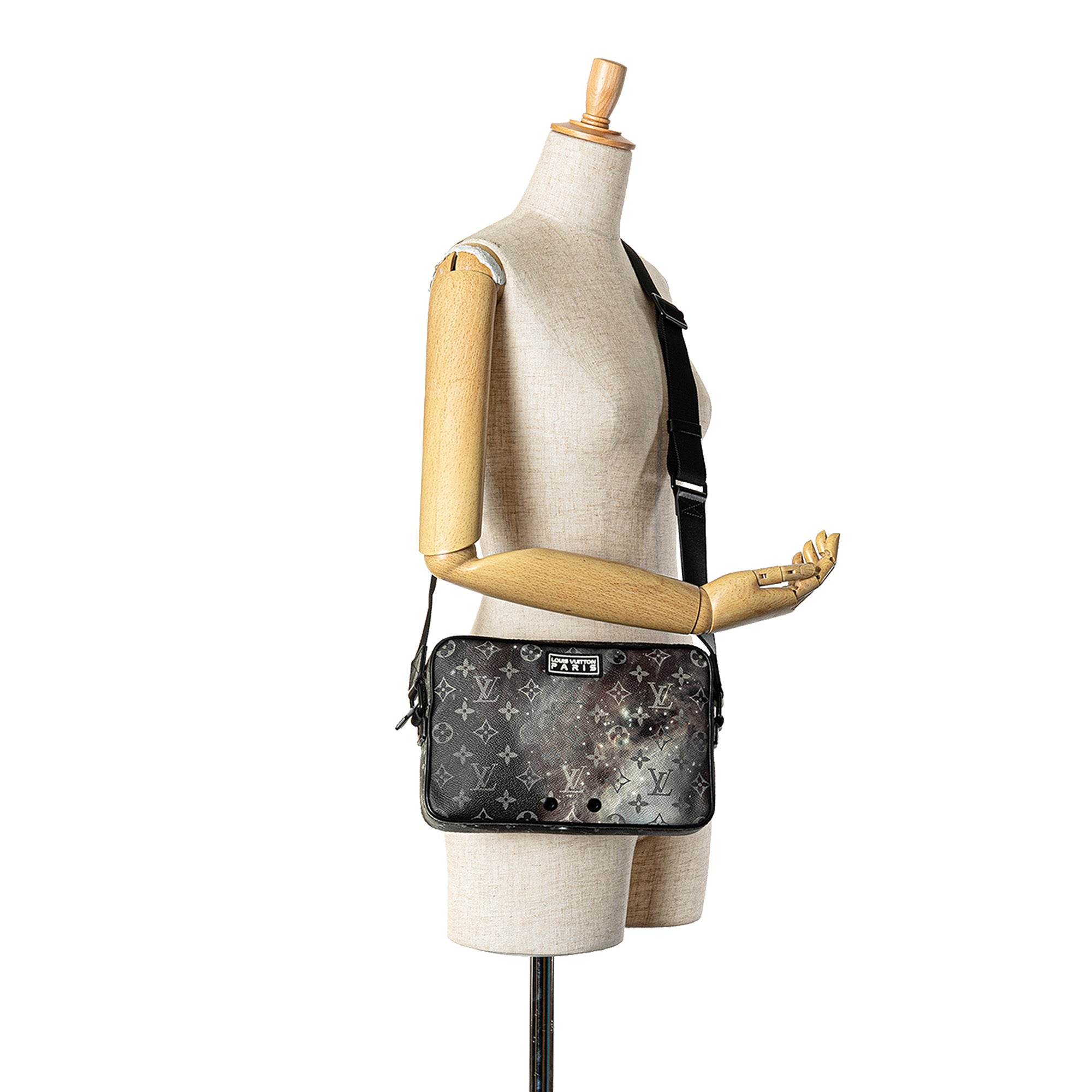 Louis Vuitton | Pre-Owned Monogram Galaxy Alpha Hobo | Black/Gray