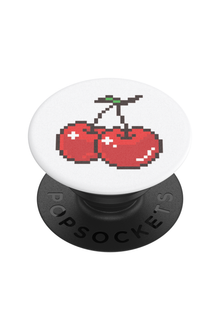 8 Bit Cherries | White
