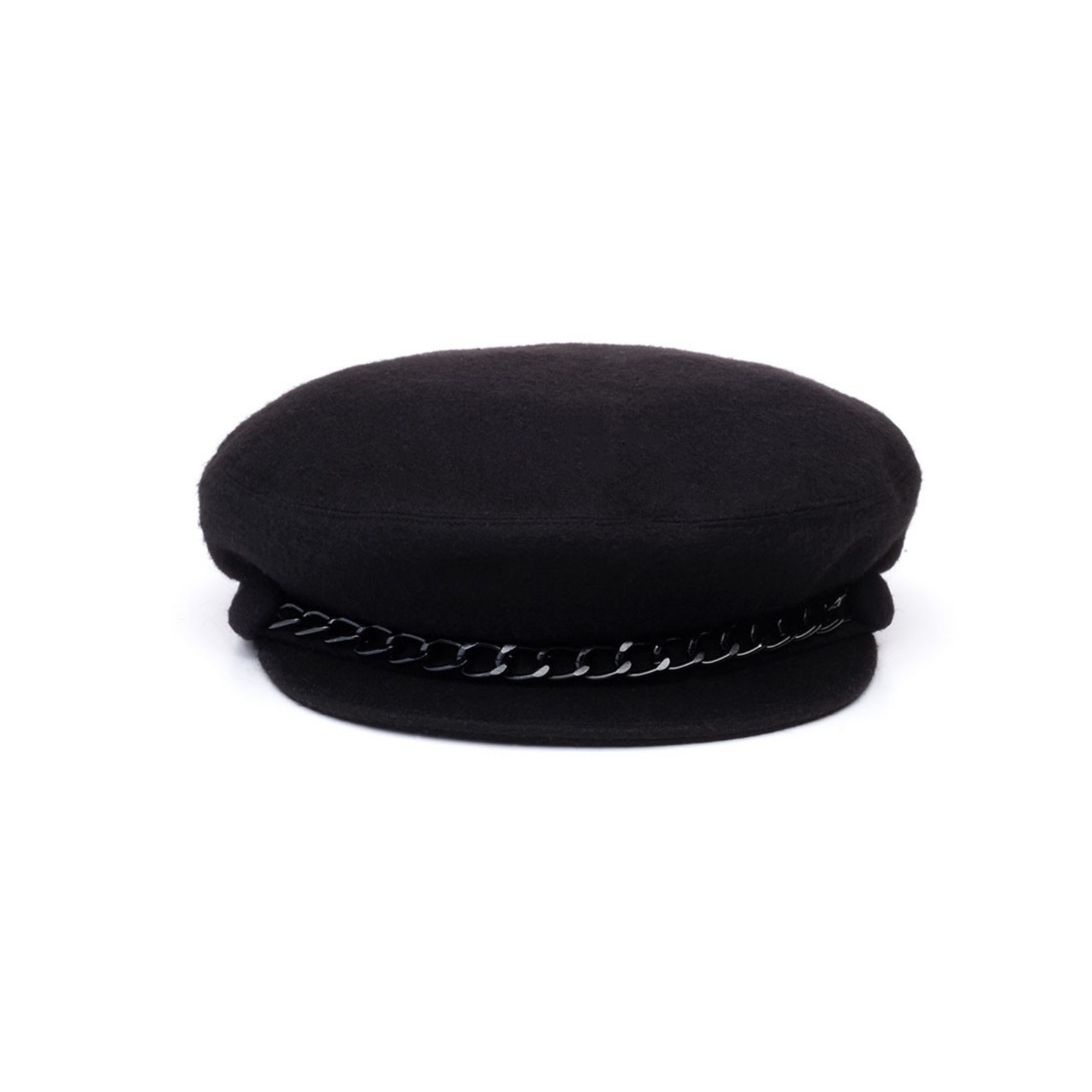 Marina Cashmere Cap | Black