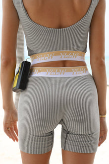 Aly Ribbed Shorts | Neutral