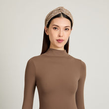 Trish Tweed Headband | Camel/Gold