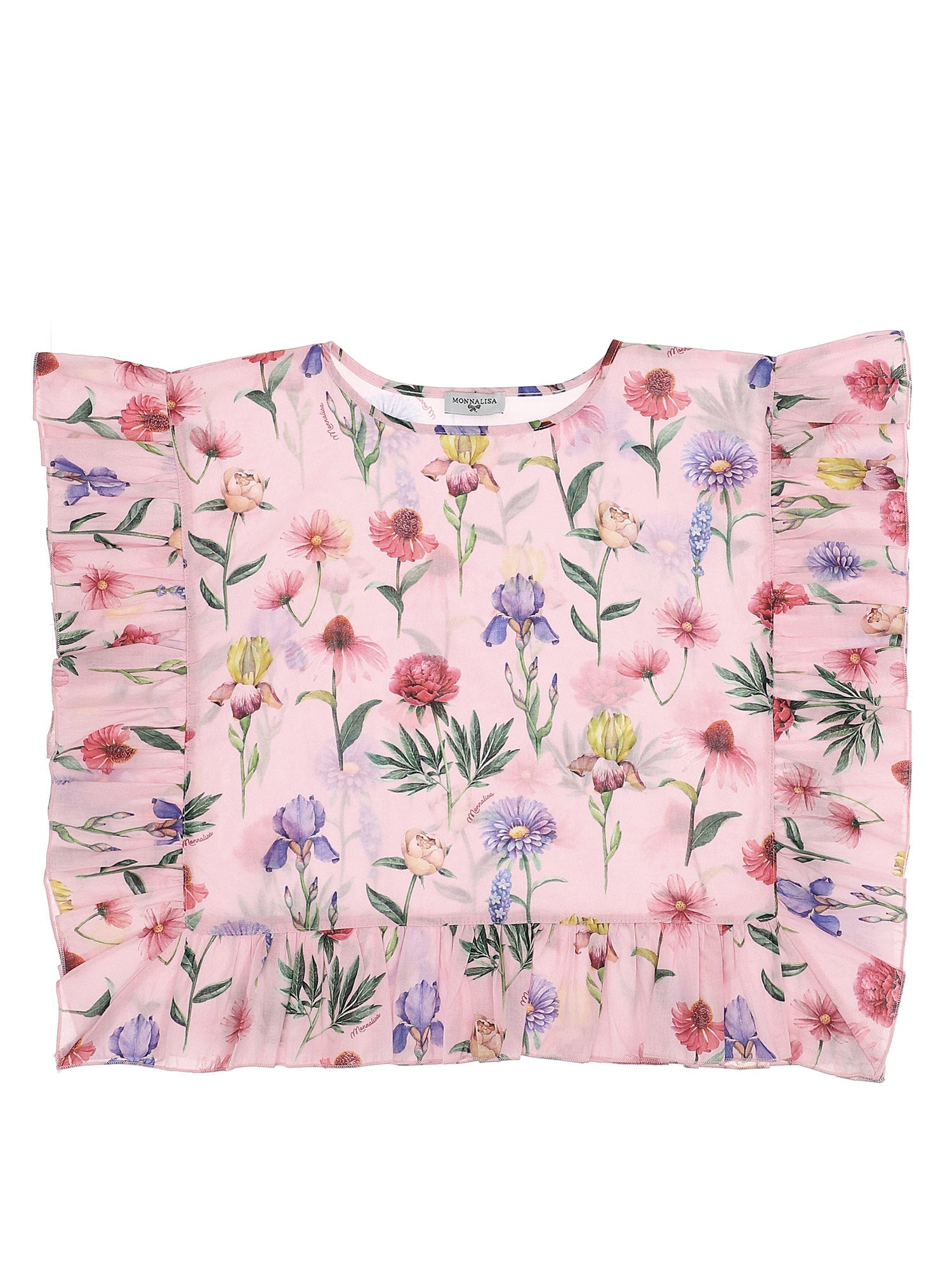 Girls | Floral Muslin Kaftan | FairyTale Pink