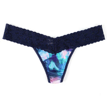 Modal Low Rise Thong | Navy-Multi