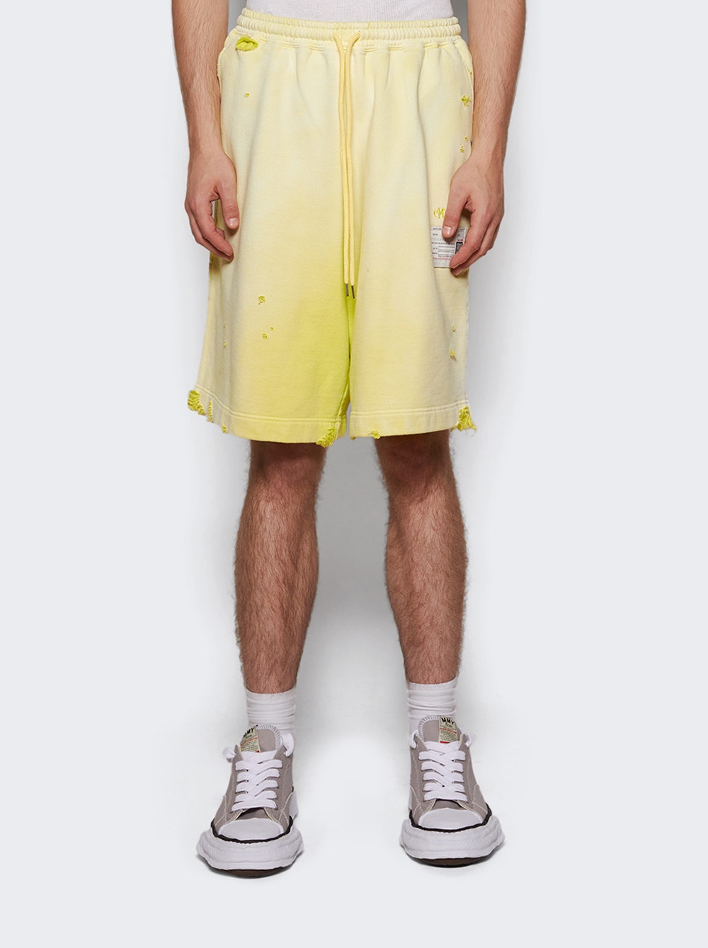 Men | Maison MIHARA YASUHIRO | Sun Faded Shorts | Yellow