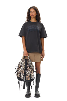 Recycled Tech Backpack Print | Leopard