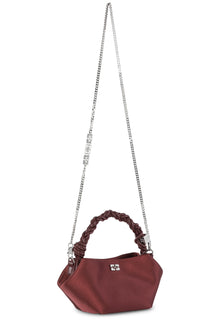 Bou Bag - Mini Soir Satin | Dark Burgundy