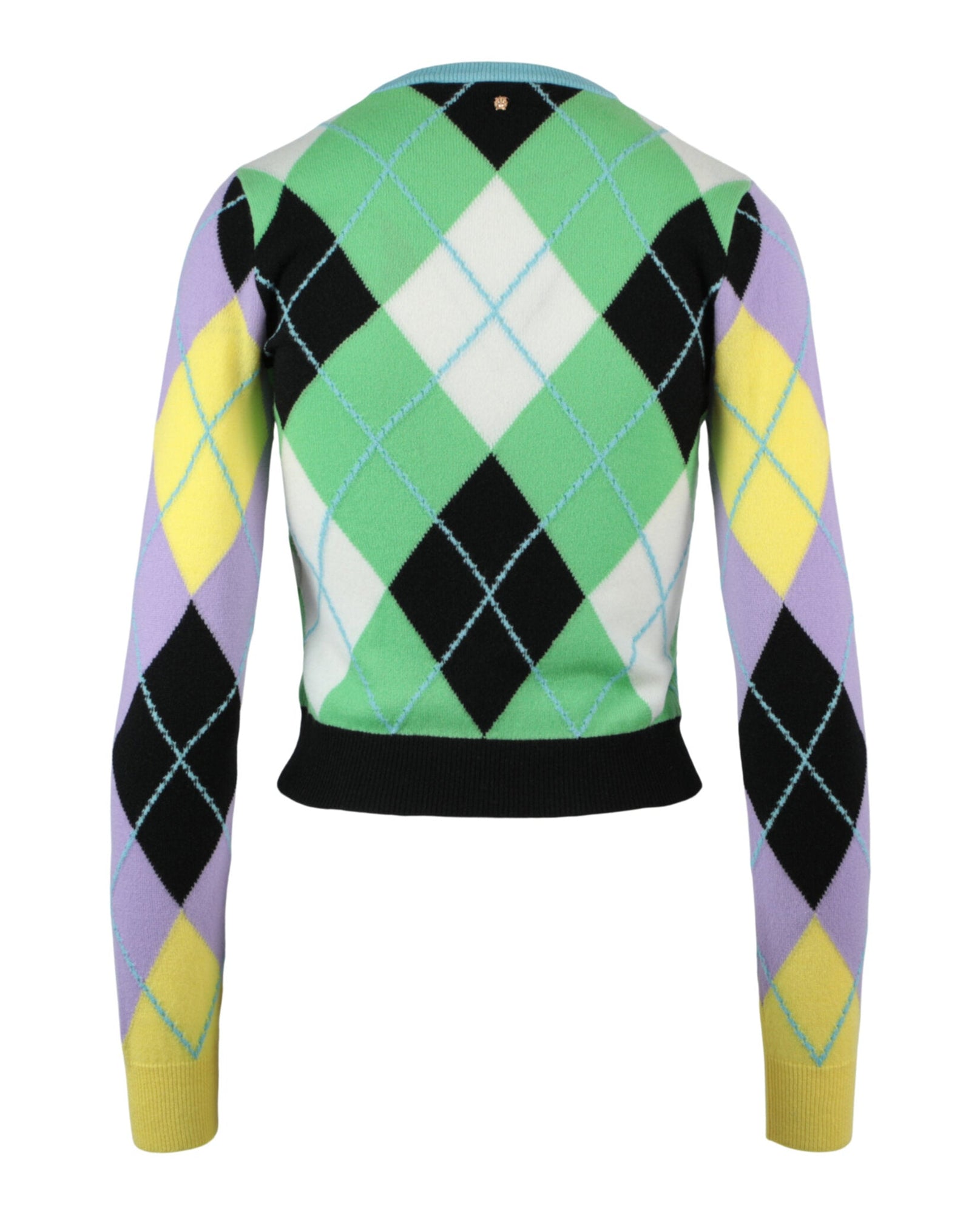 Versace | Argyle Patterned Cashmere Sweater