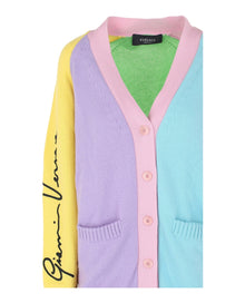 Versace | Colorblock Cashmere Cardigan