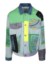 Versace | Barocco Patchwork Denim Jacket