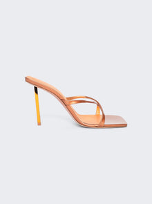 Women | Amina Muaddi | Adriana Slipper Copper | Brown