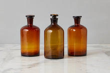 Found Pharmacy Bottle | Amber | Set of 3