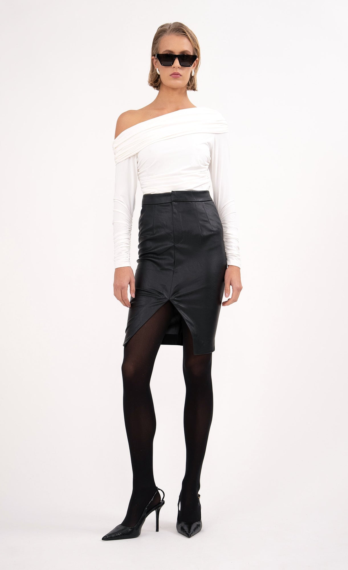 Leo Midi Skirt | Black