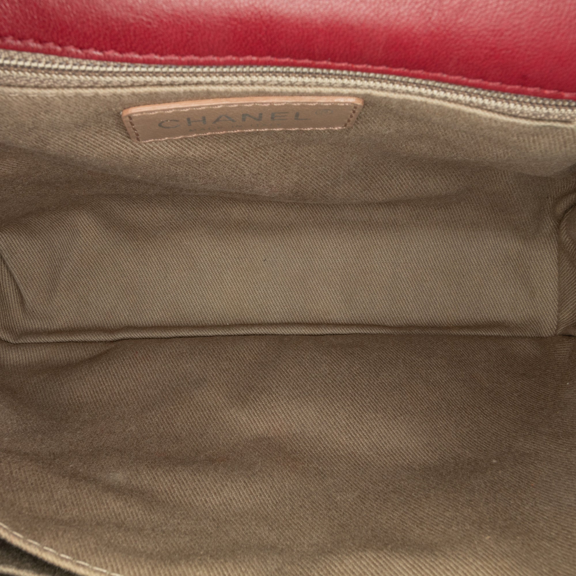 Chanel | Pre-Owned CC Quilted Lambskin Single Flap | Red