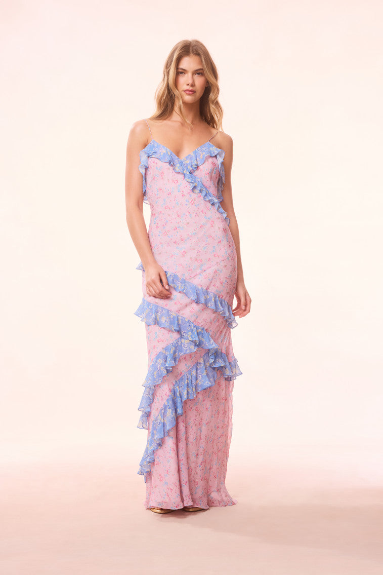 Rialto Re-Edition Floral Maxi Dress | Windsor Rose Print Mix