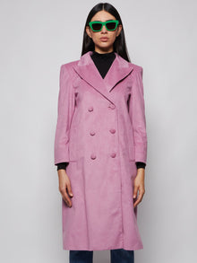 GCDS | Man Fit Long Coat Lavender