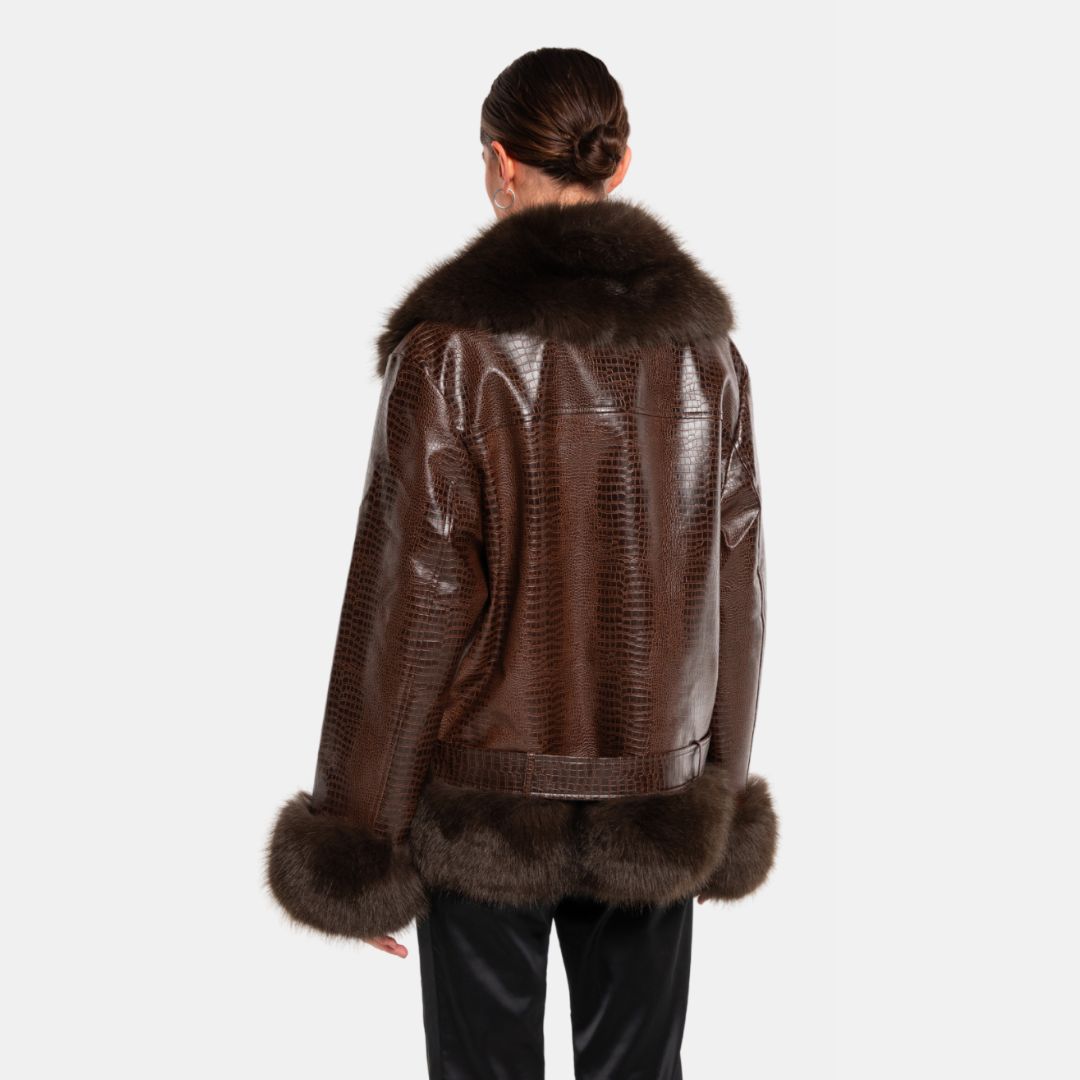 OW Collection ALASKA Jacket Jacket 185 - Brown