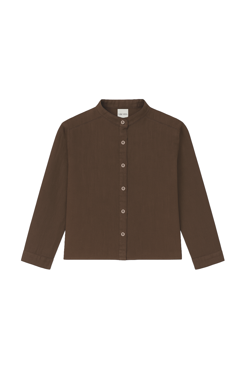 Alma Linen Shirt | Chestnut