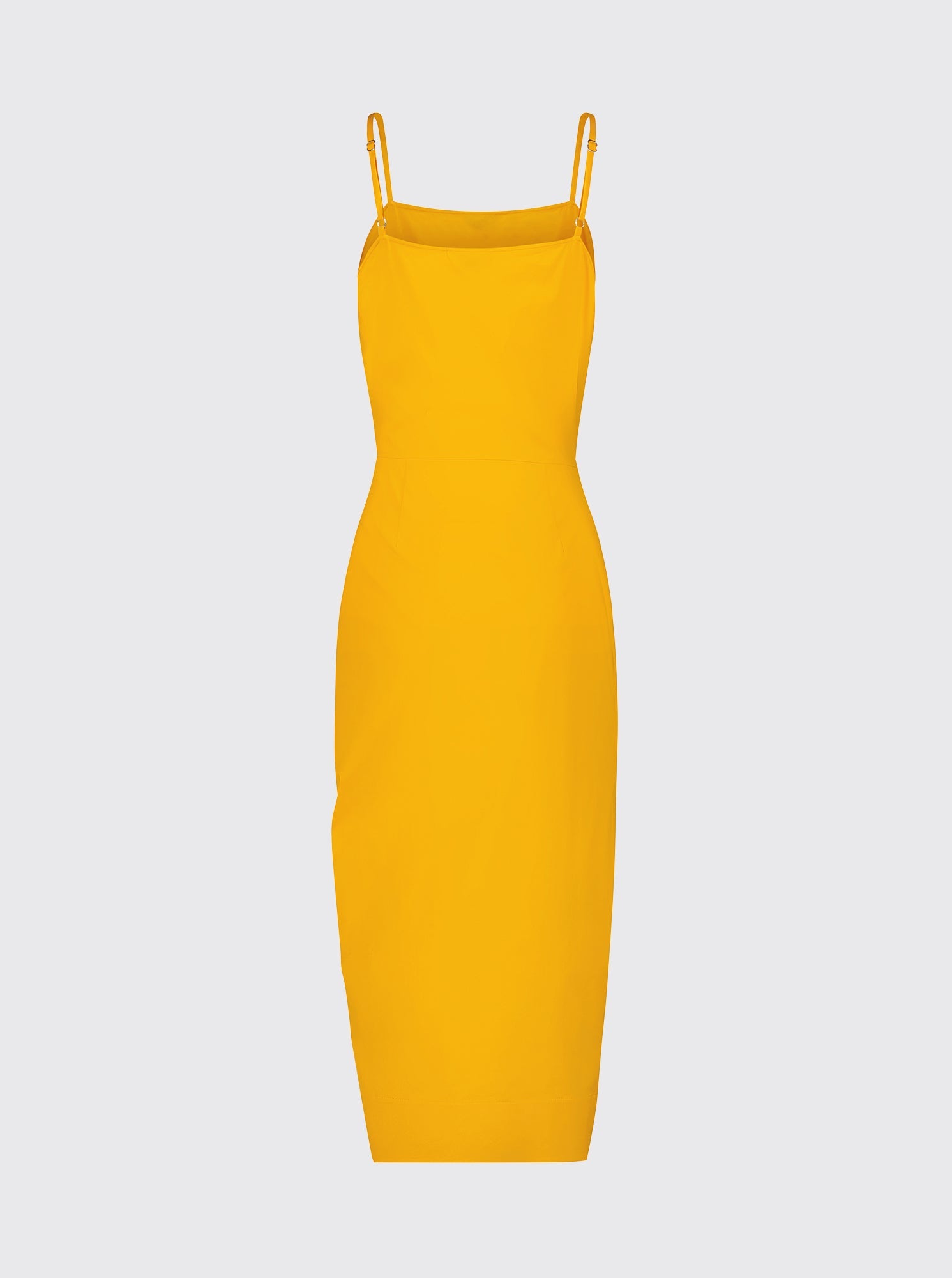 Angie Camisole Poplin Dress | Orange