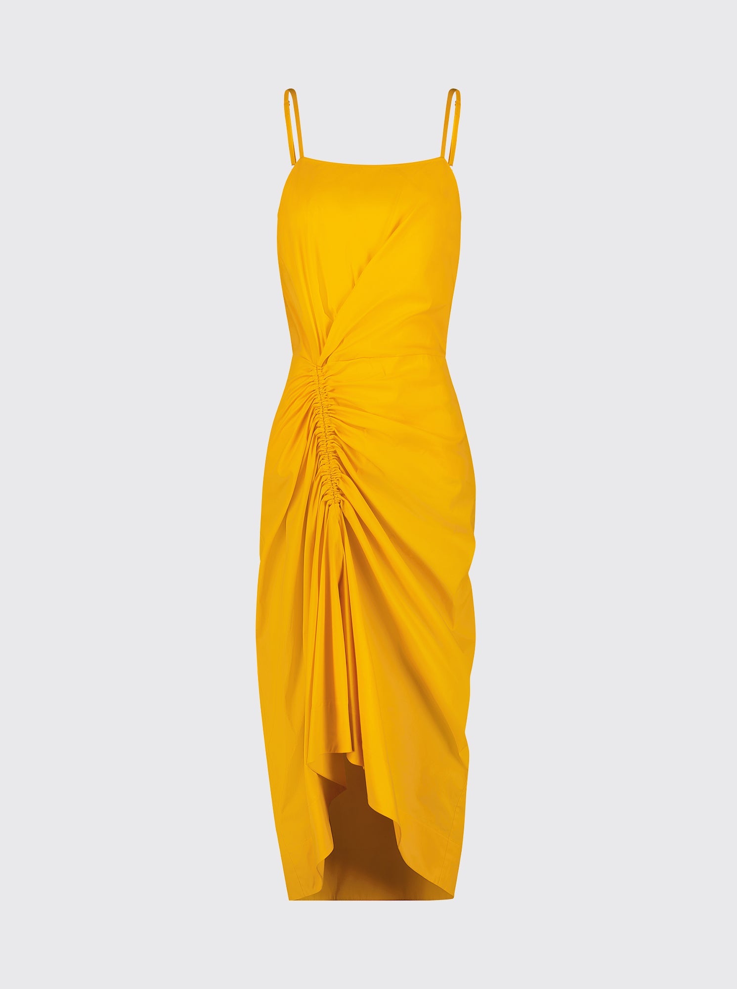 Angie Camisole Poplin Dress | Orange