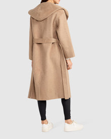 Arcadia Oversided Coat with Hood | Women | Oat