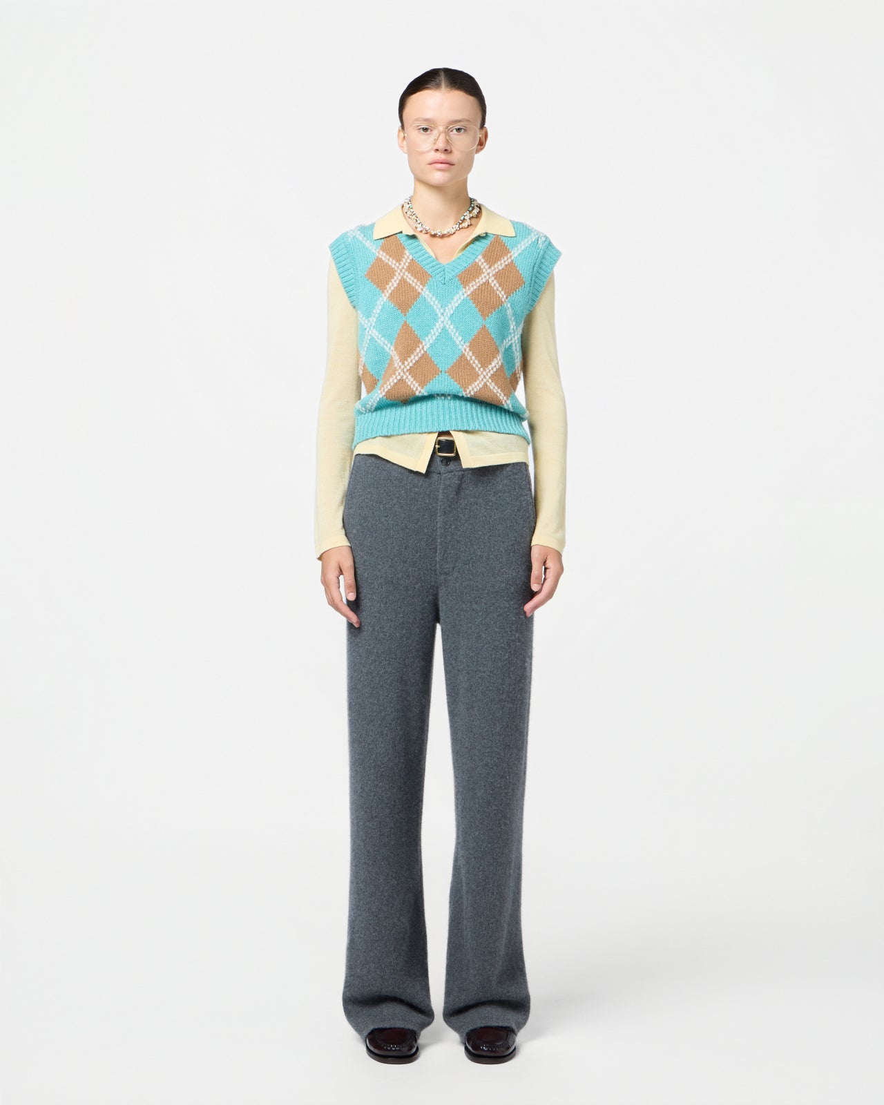 Argyle Vest | Glacier Combo