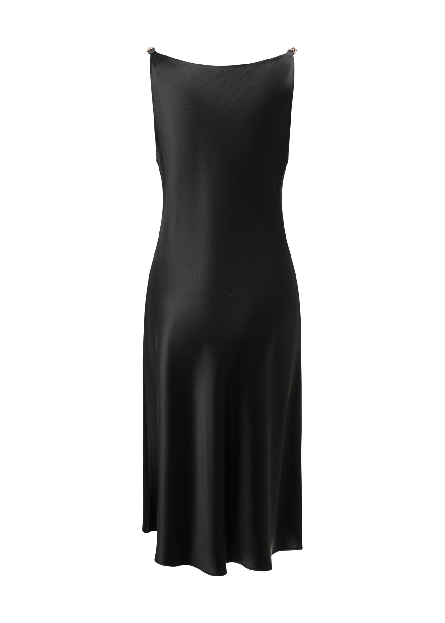Acetate Sling Dress | Black