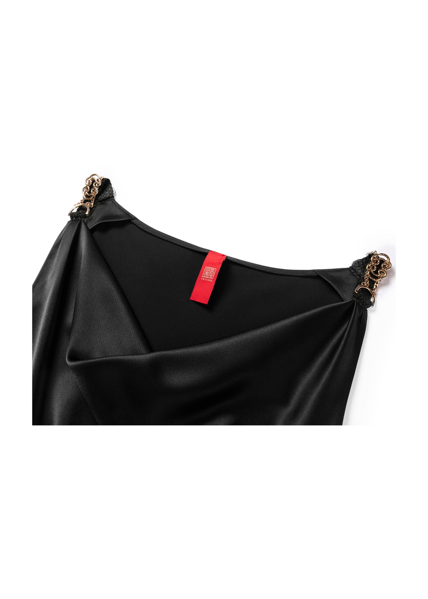 Acetate Sling Dress | Black