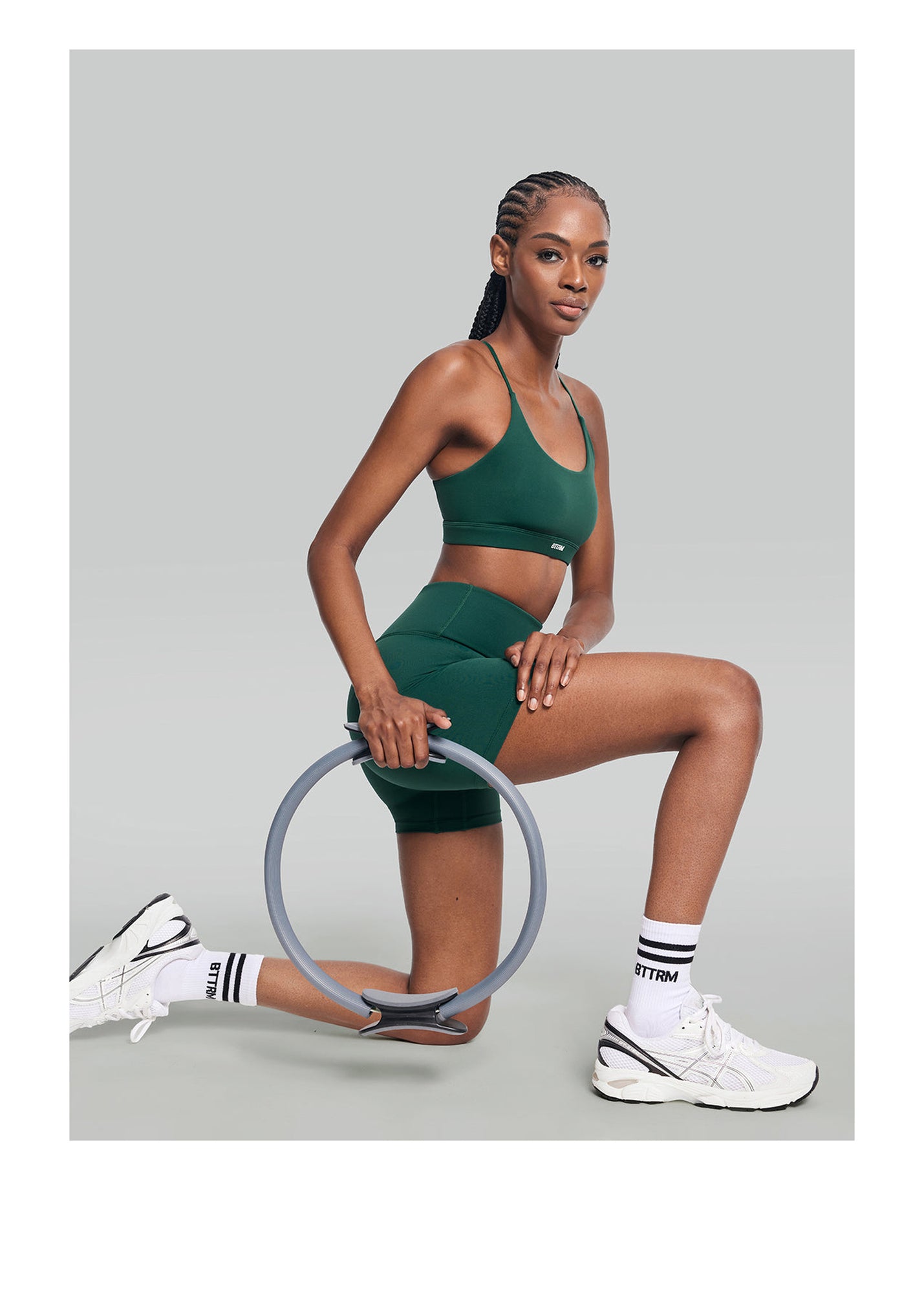 Airy Active Strap Top | Dark Moss