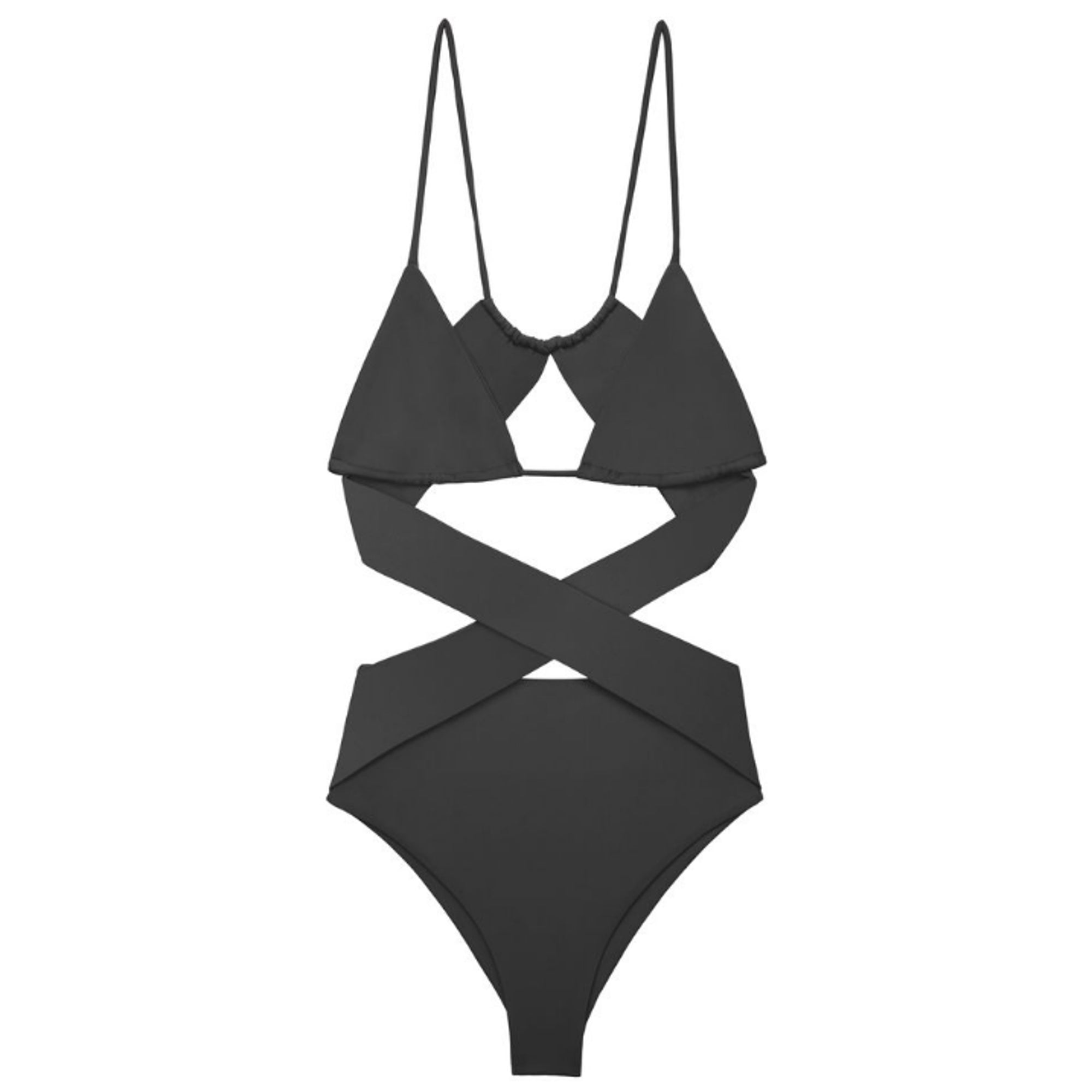 Amina One Piece | Black Matte